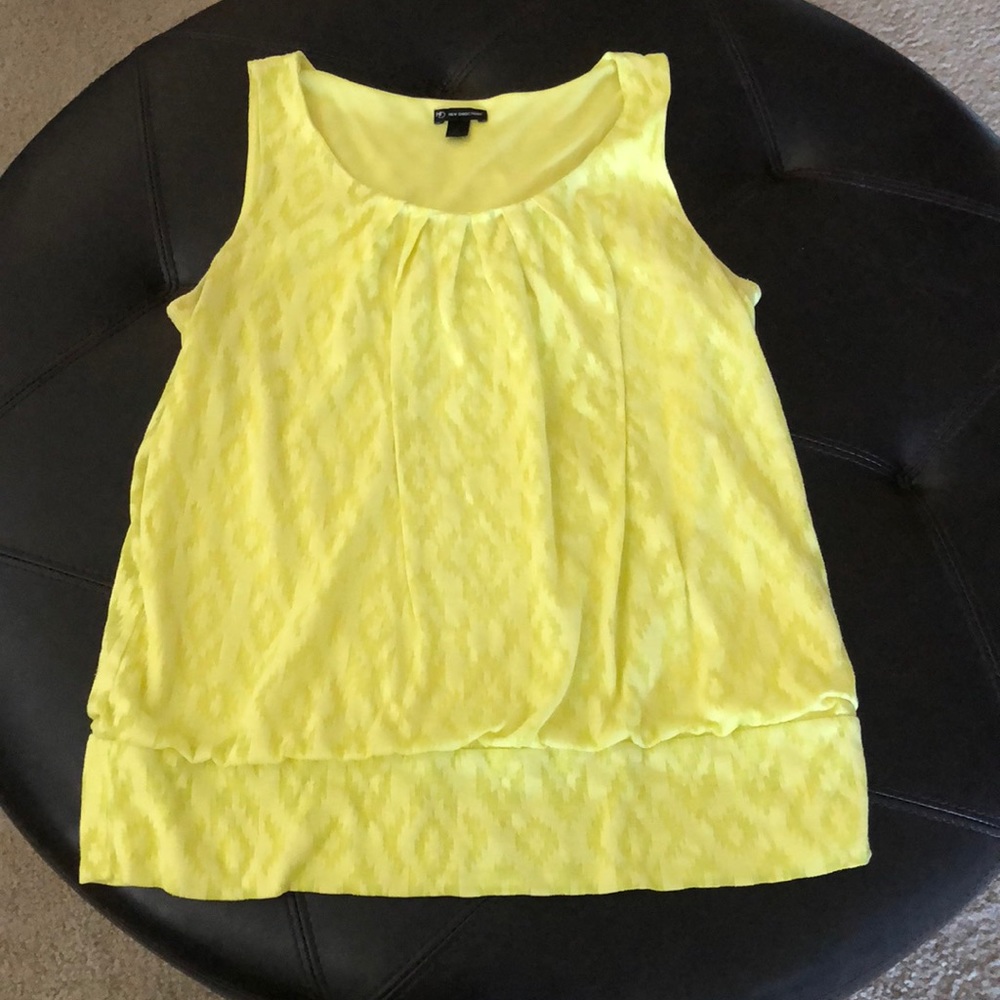 Yellow tank top
